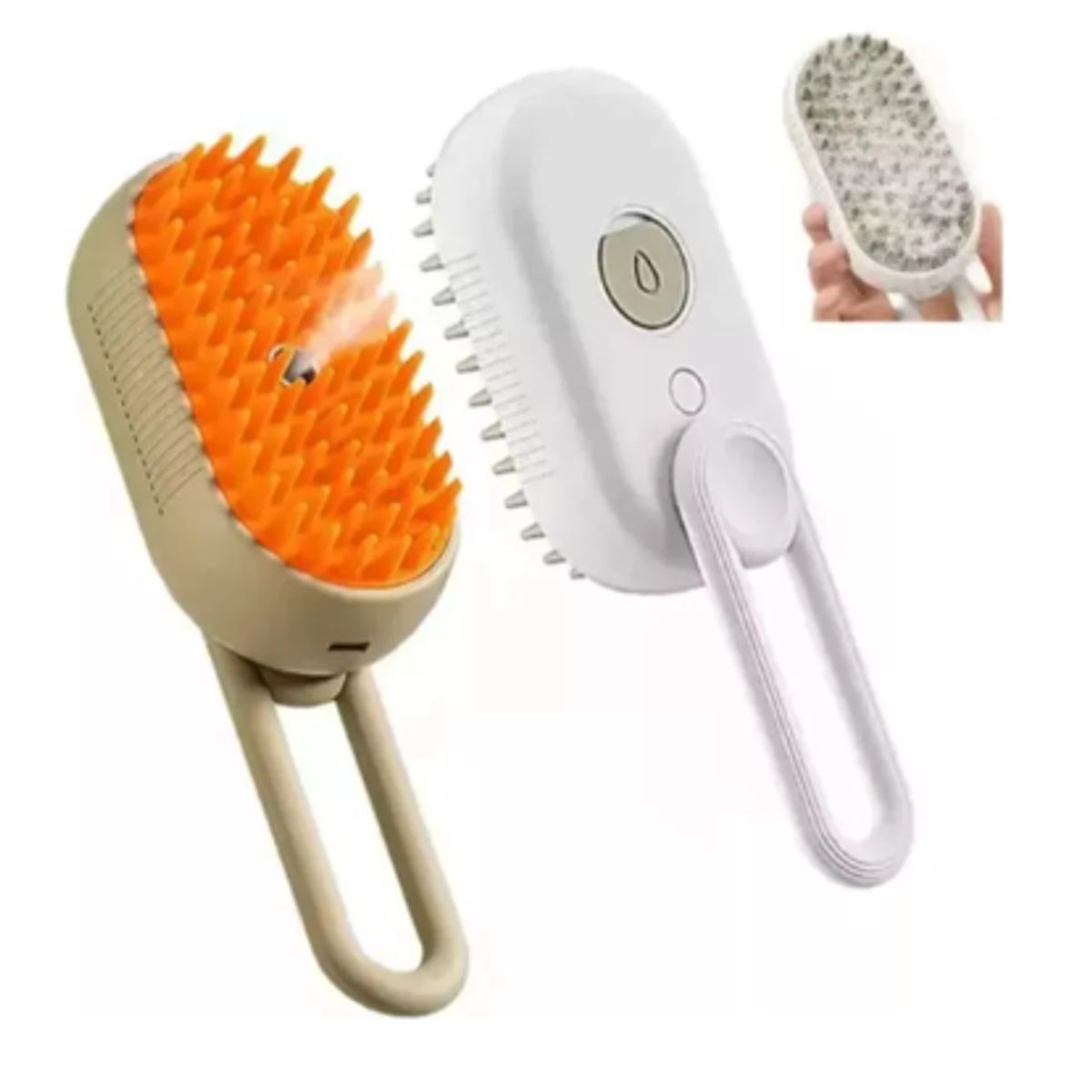 GENERICO - Cepillo Automático A Vapor 3 En 1 Para Gatos Perros Roro Cepillo Mascotas