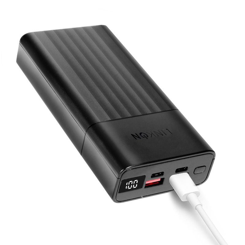 LINKON - Batería Externa Power Bank 20000 mAh 45W Linkon Carga Rápida 22.5w