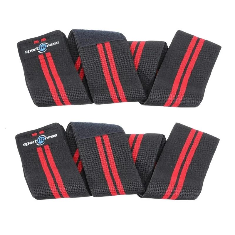 SPORTFITNESS - Bandas de Rodilla para Sentadillas Sportfitness