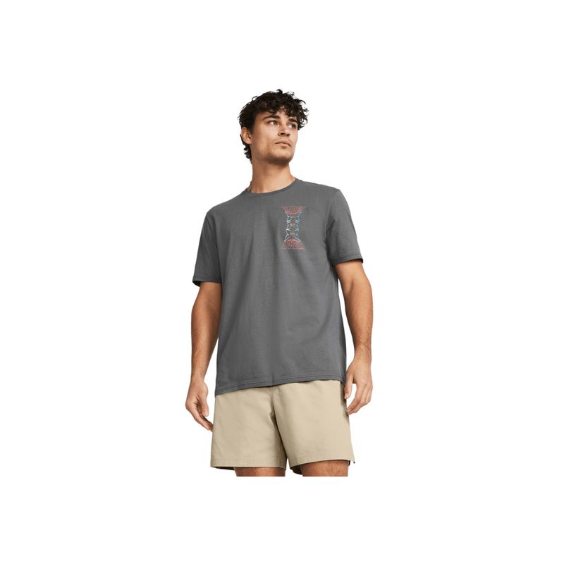UNDER ARMOUR - Camiseta Hombre UNDER ARMOUR UA DUSK TO DAWN SKUL Gris UNDER ARMOUR.