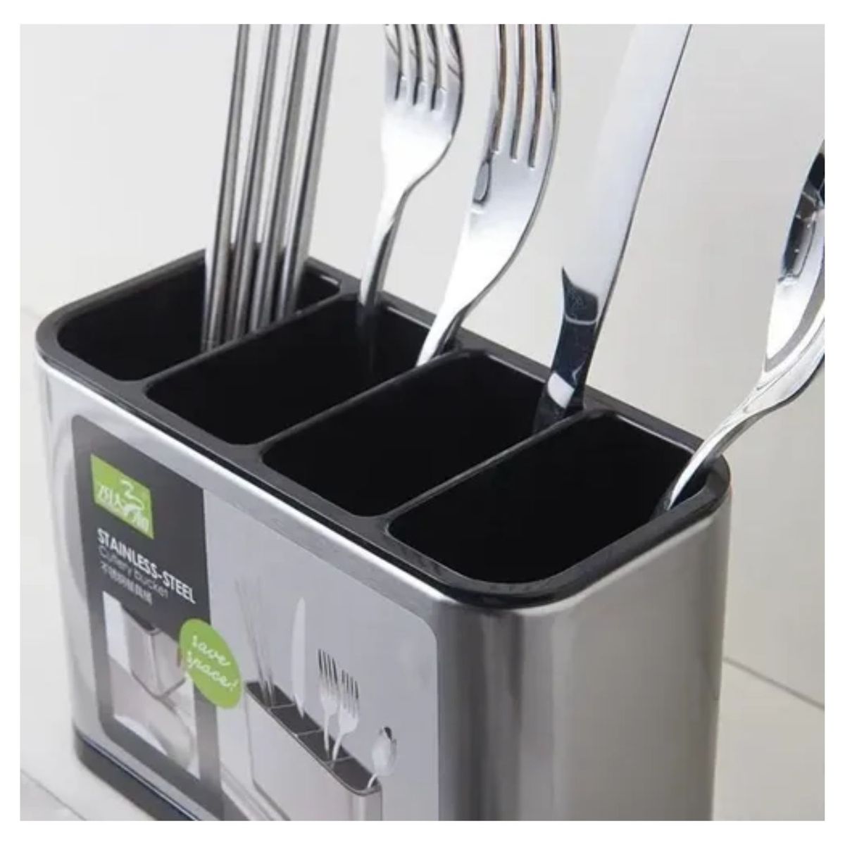 GENERICO - Organizador Escurridor Para Cubiertos Cocina Utensilios