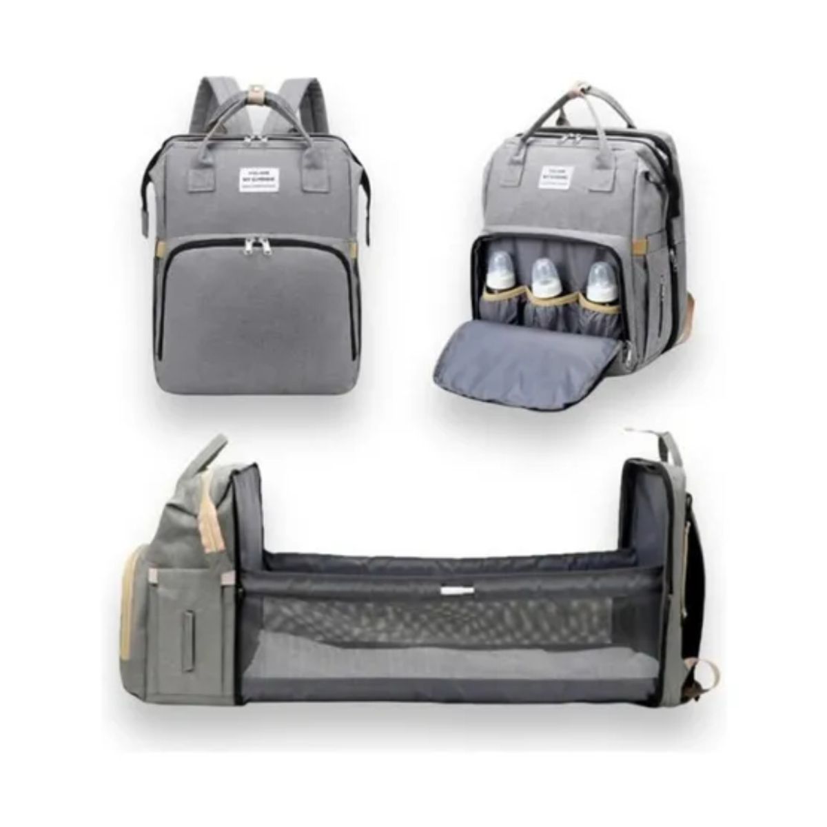 GENERICO - Pañalera Tipo Morral Multifuncional