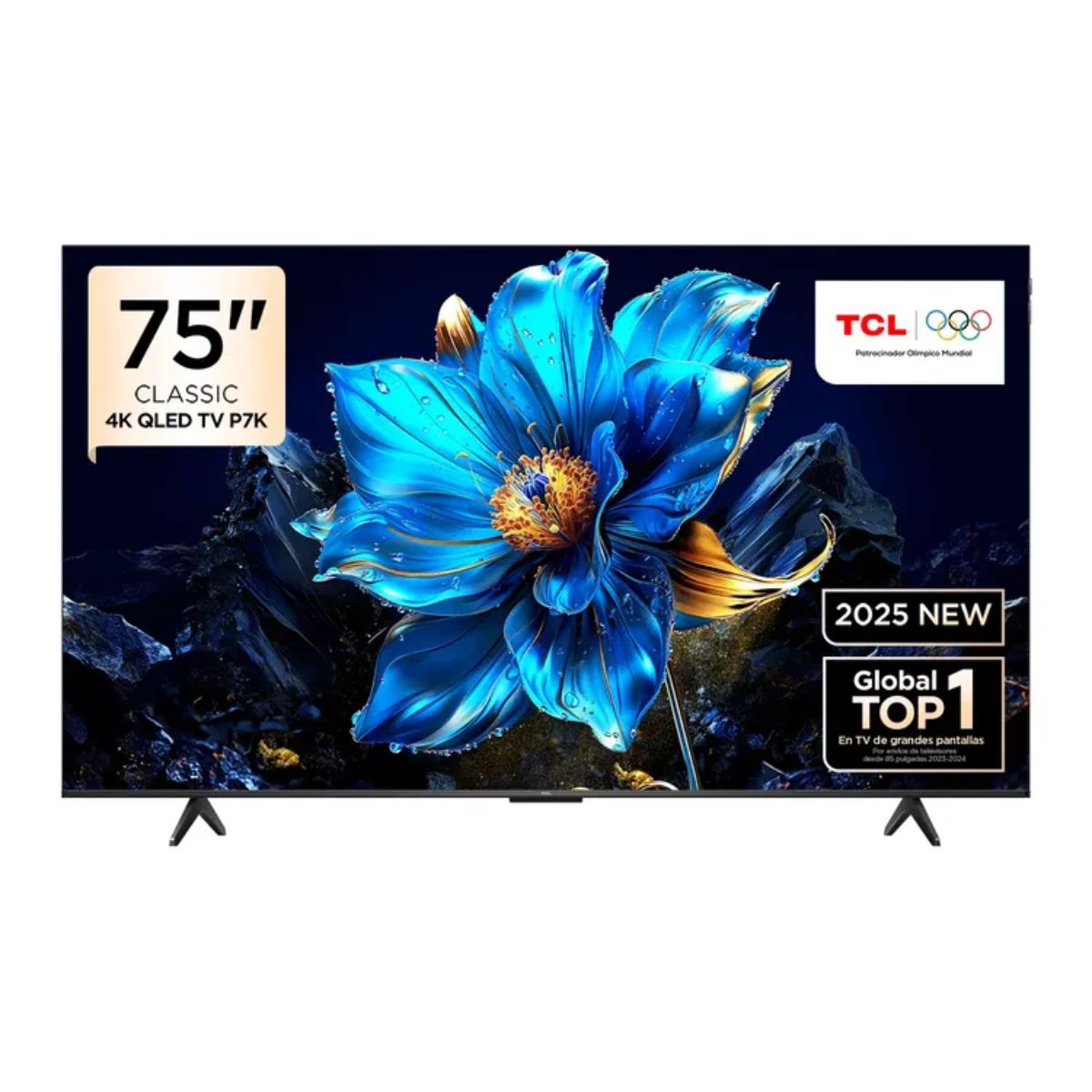 TCL - TV TCL 75" Pulgadas 190,5 cm 75P7K 4K-UHD QLED Smart TV Google