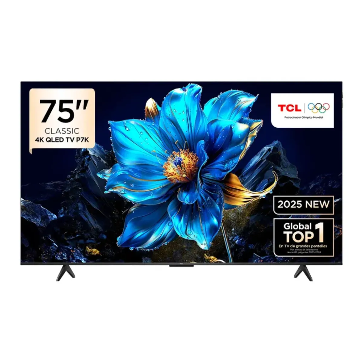 TCL - TV TCL 75" Pulgadas 190,5 cm 75P7K 4K-UHD QLED Smart TV Google