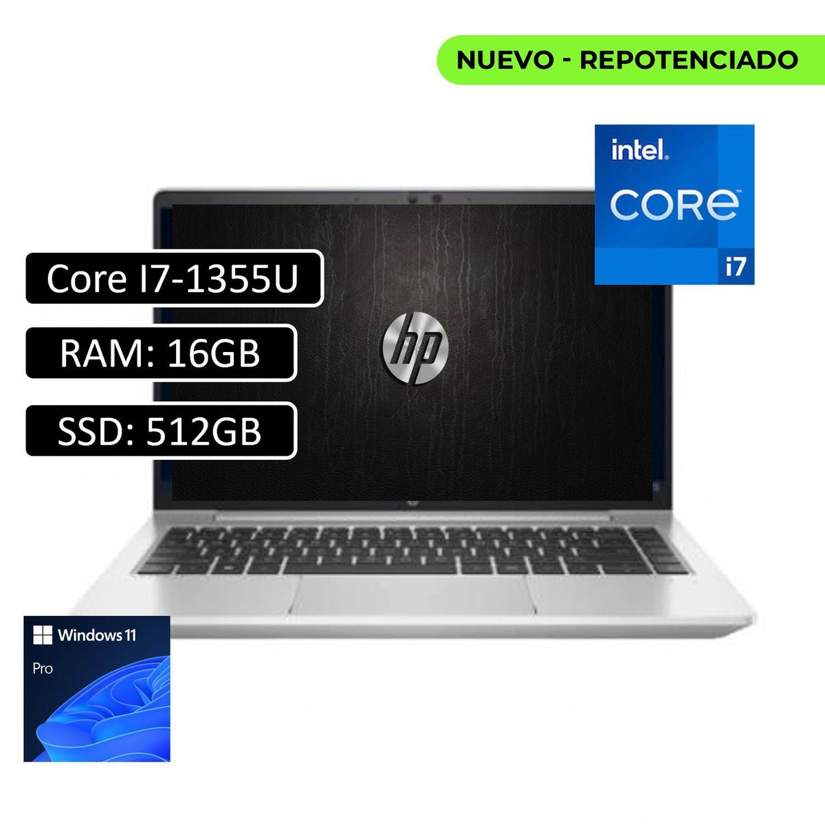 HP - Portatil Hp 440 Intel Core I7-1355U Ram 16Gb Ssd 512Gb W11 Pro