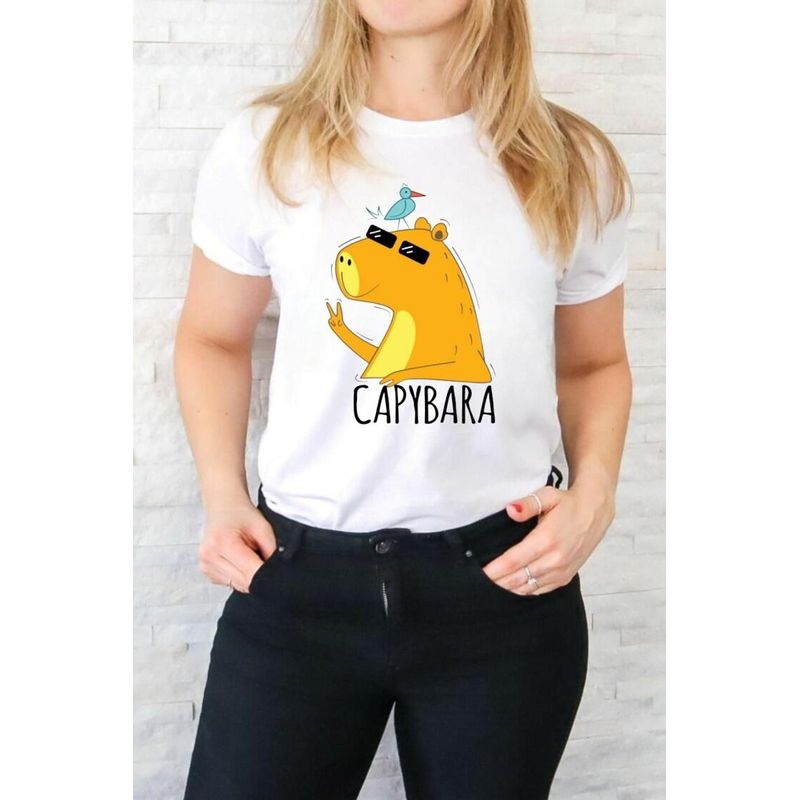 ISMI - Camiseta Capibara Estampado Ismi