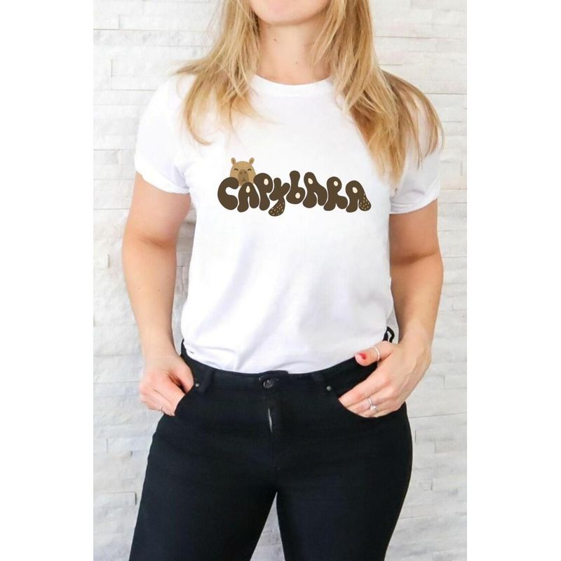 ISMI - Camiseta Capibara Estampado Ismi