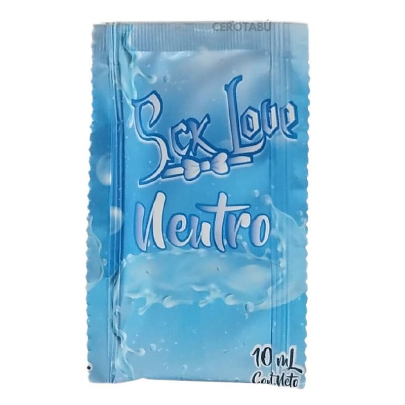 GENERICO - Lubricante Neutro Hidratante A Base De Agua Natural 5 gr