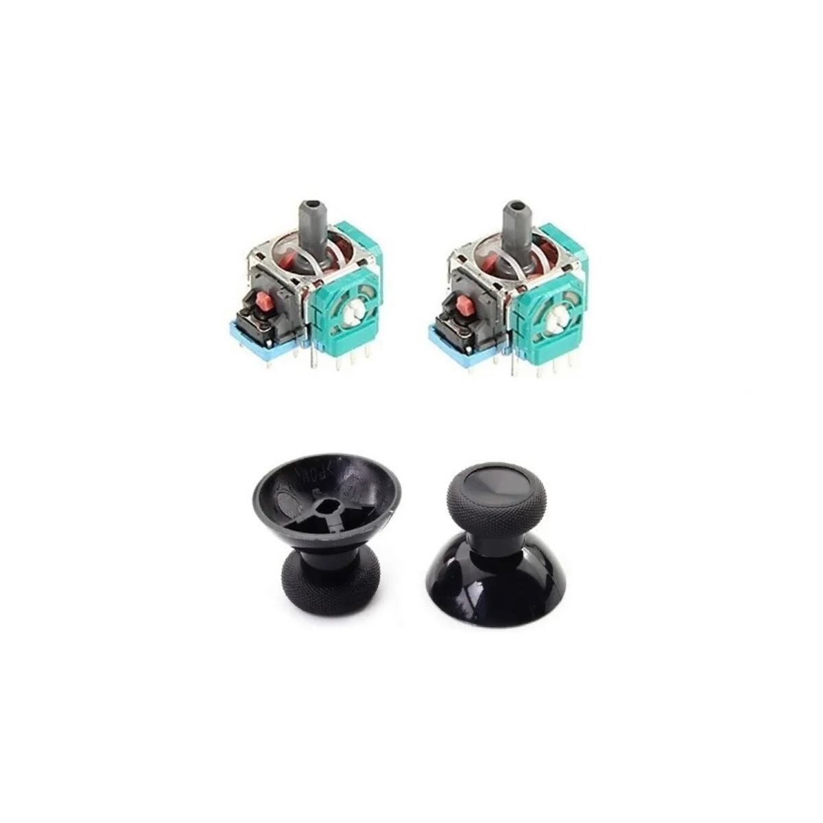 GENERICO - 2 Análogos/joystick + 2 Capuchas Repuestos Para Xbox One