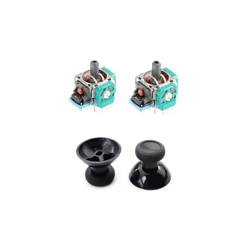 GENERICO - 2 Análogos/joystick + 2 Capuchas Repuestos Para Xbox One