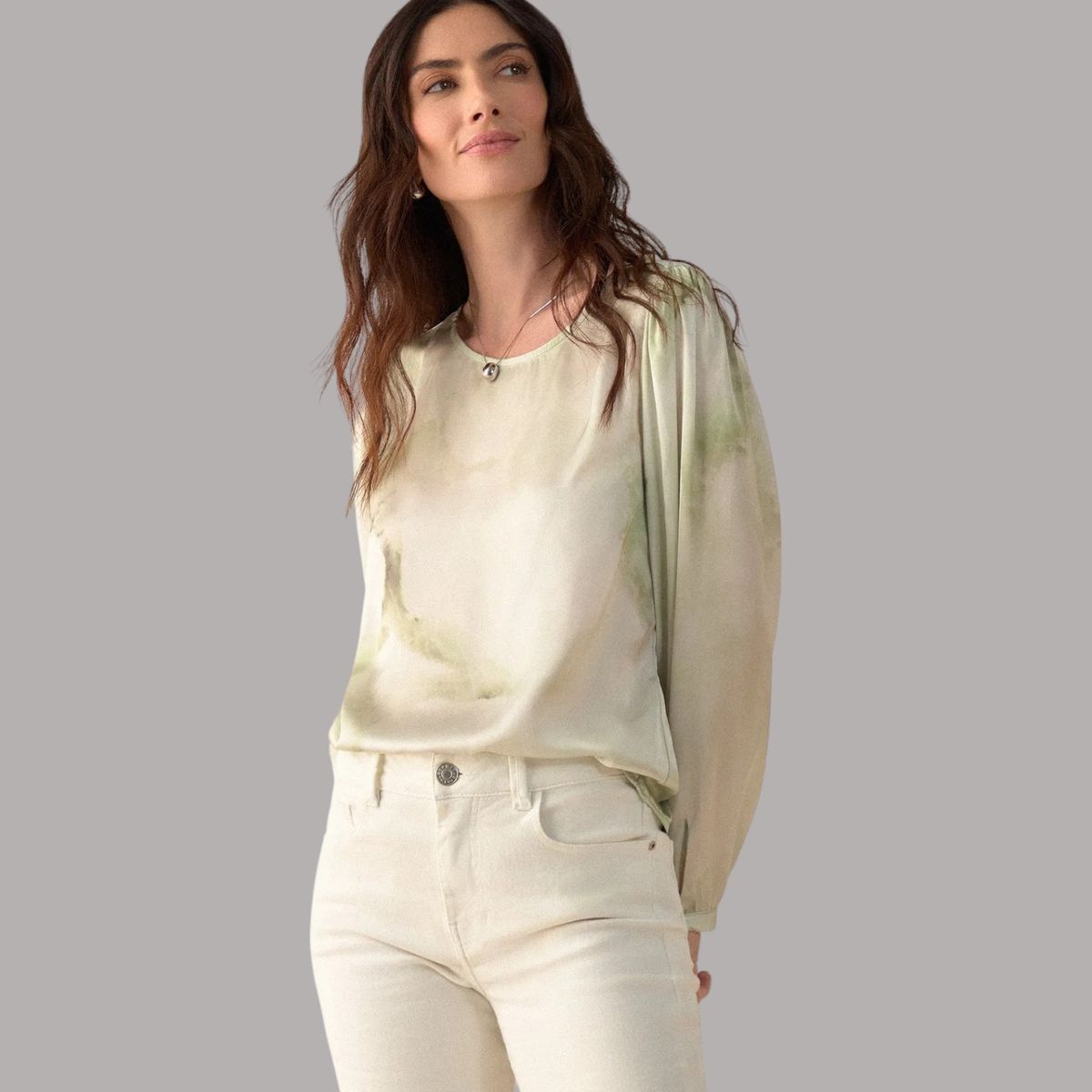 ESPRIT - Camisa Esprit Mujer Tela Tipo Satín
