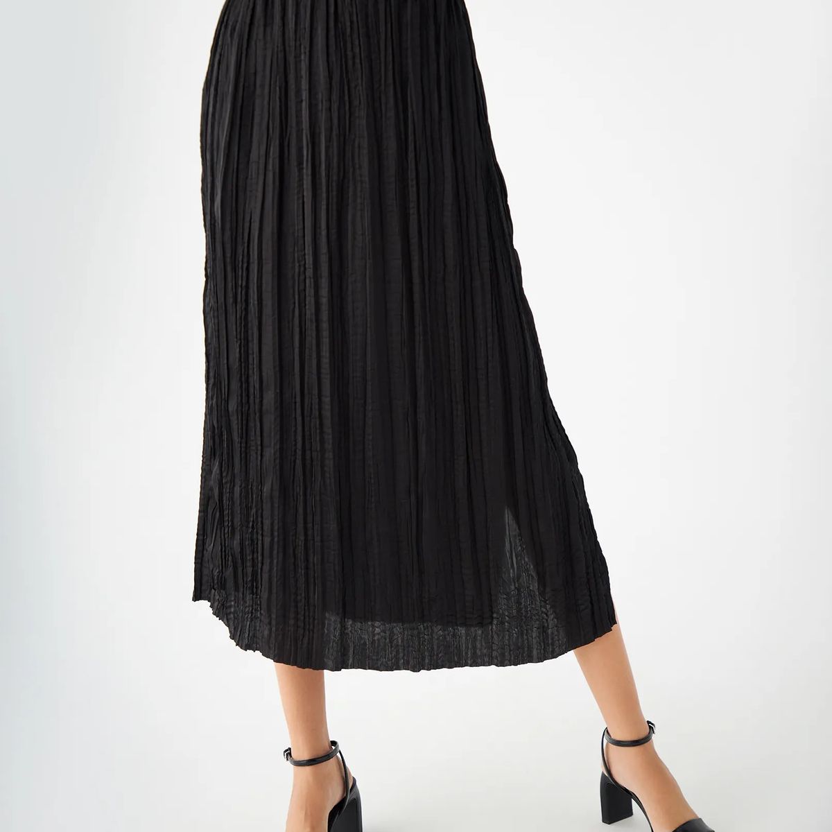 ESPRIT - Falda Larga Esprit Mujer con Efecto Corrugado