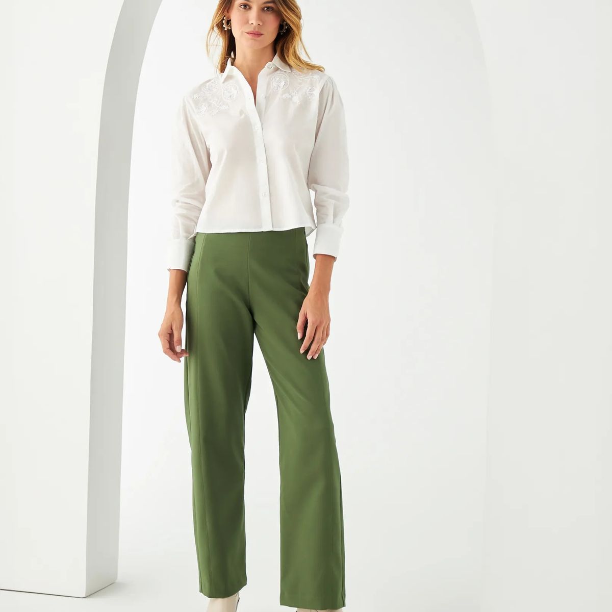 ESPRIT - Pantalón Esprit para Mujer Corte Clásico y Elegante