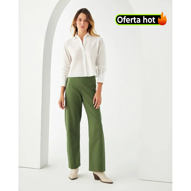 ESPRIT - Pantalón Esprit para Mujer Corte Clásico y Elegante