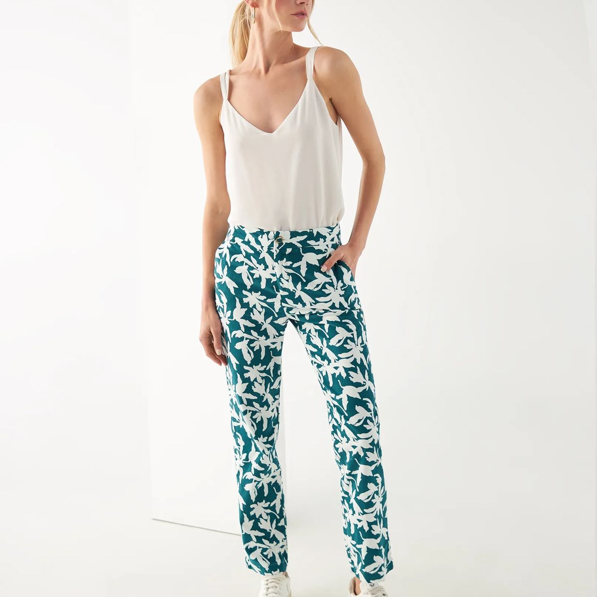 ESPRIT - Pantalón Esprit para Mujer Estampado Floral