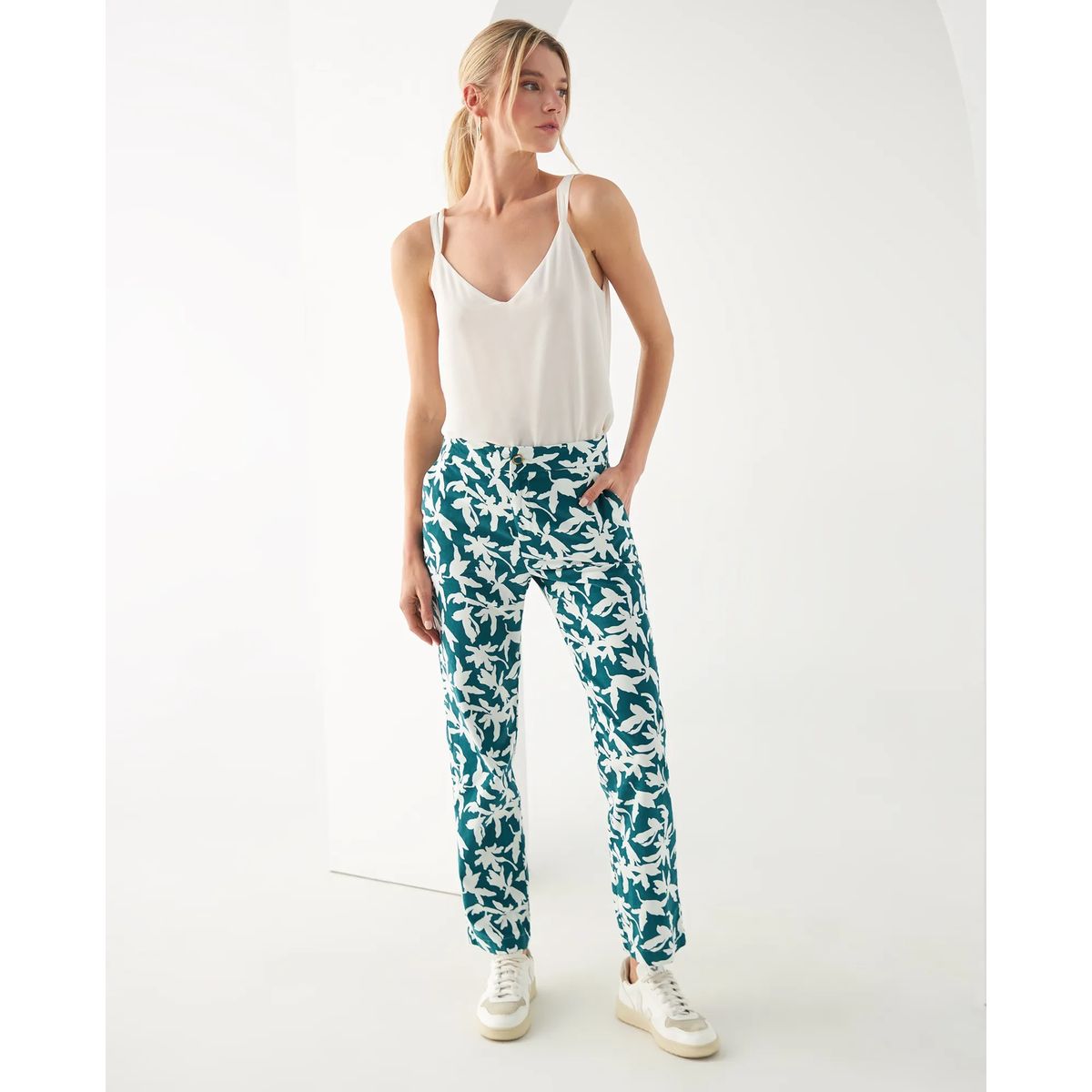 ESPRIT - Pantalón Esprit para Mujer Estampado Floral