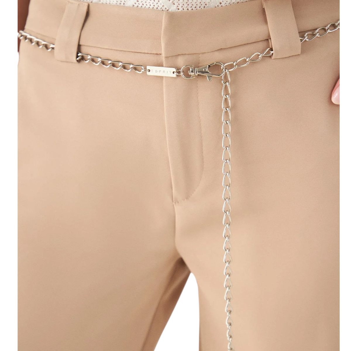ESPRIT - Pantalón Esprit para Mujer de Tela Fluida