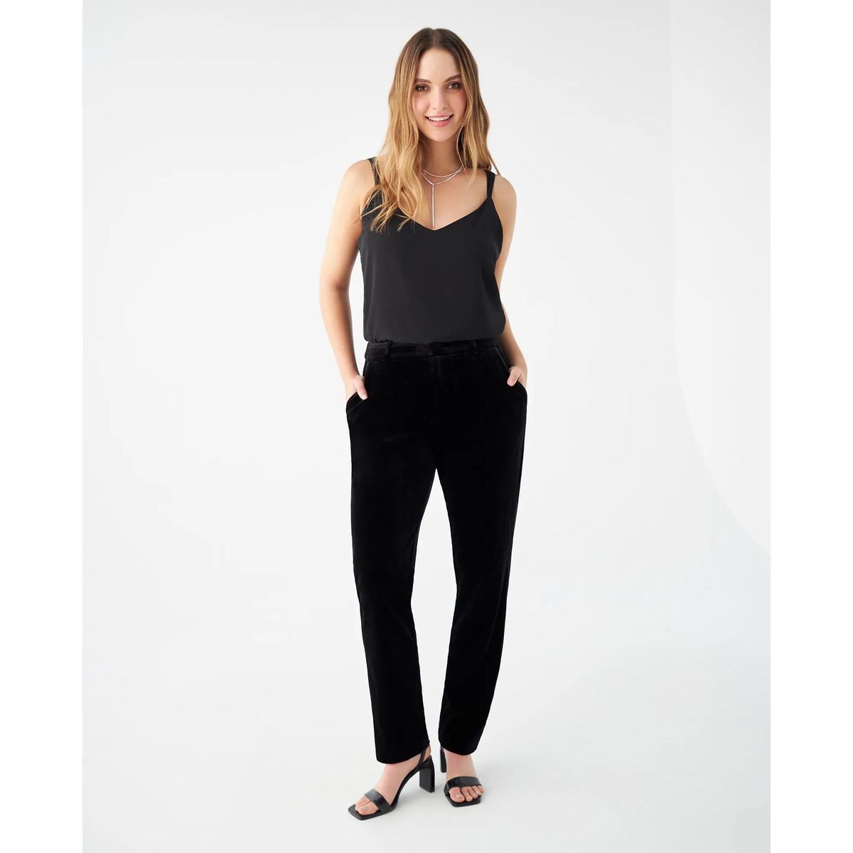ESPRIT - Pantalón Esprit para Mujer Tipo Gamuza