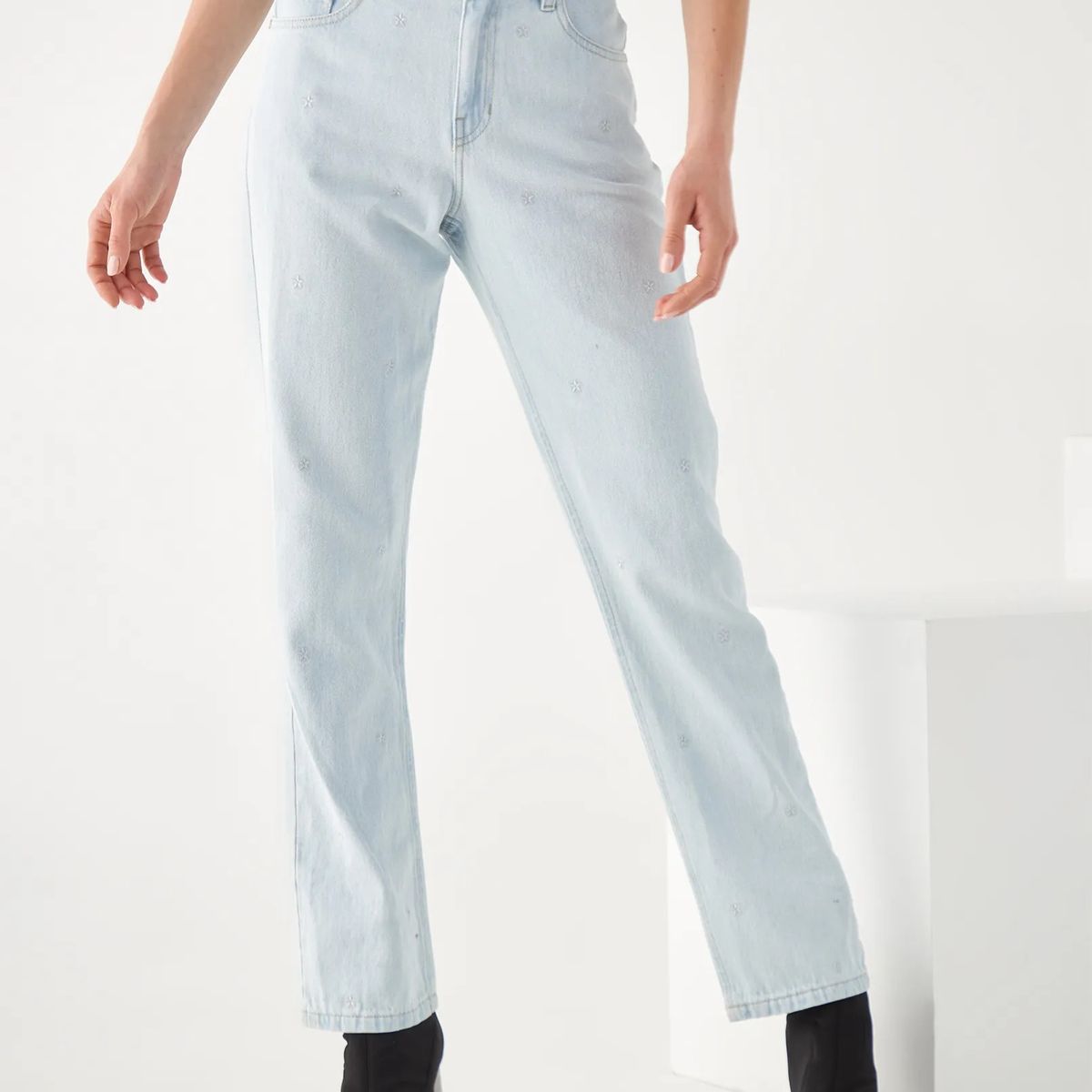 ESPRIT - Esprit Jean para Mujer Straight Tono Claro