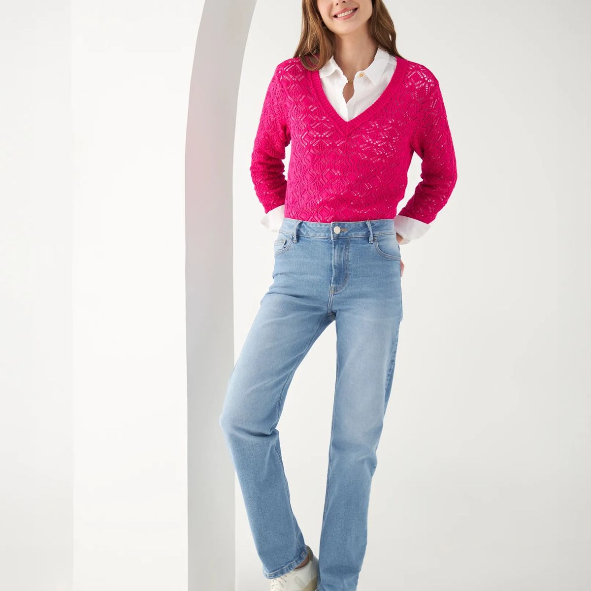 ESPRIT - Esprit Jean para Mujer Straight Bota Recta