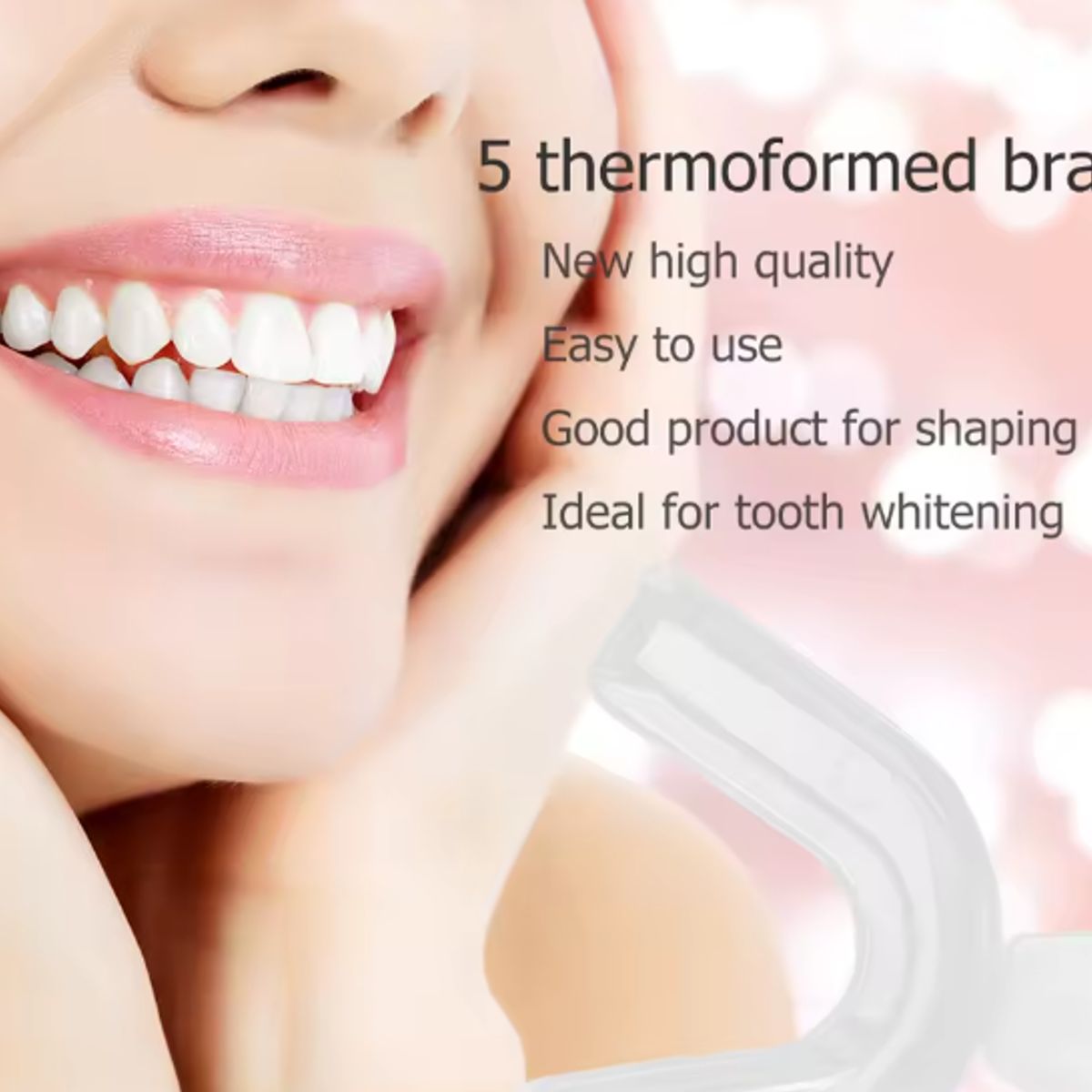 GENERICO - Placa Dental Bruxismo X 2 Ronquido Blanqueamiento Protector