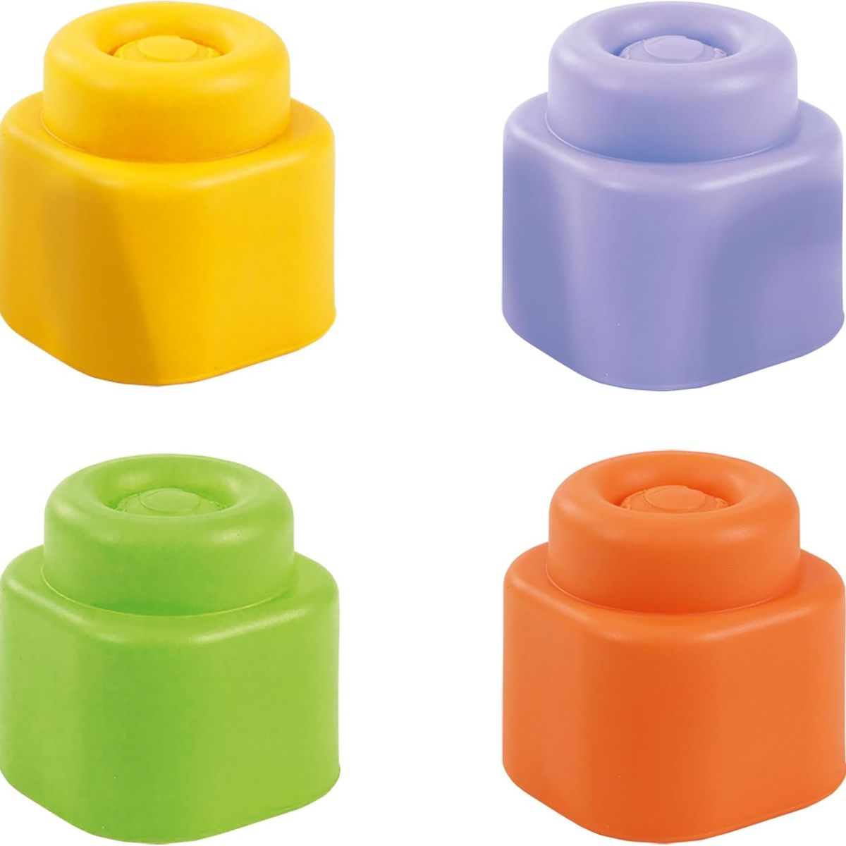 CLEMENTONI - Juego Cubo Sensorial Bloques Suaves Y Texturas Para Bebés