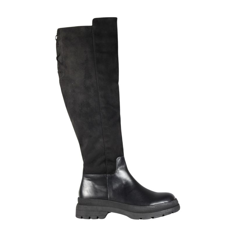 GENERICO - Botas Zoe en Cuero y Microfibra