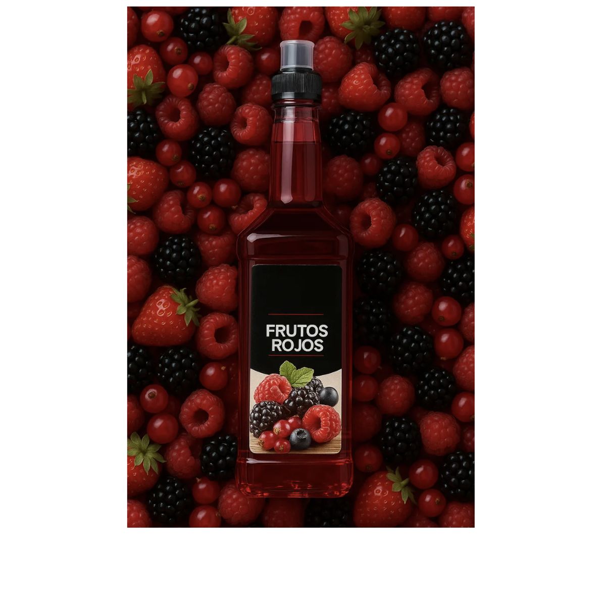 GENERICO - Sirope Jarabe Para Cocteleria Mix Frutos Rojos 1320g
