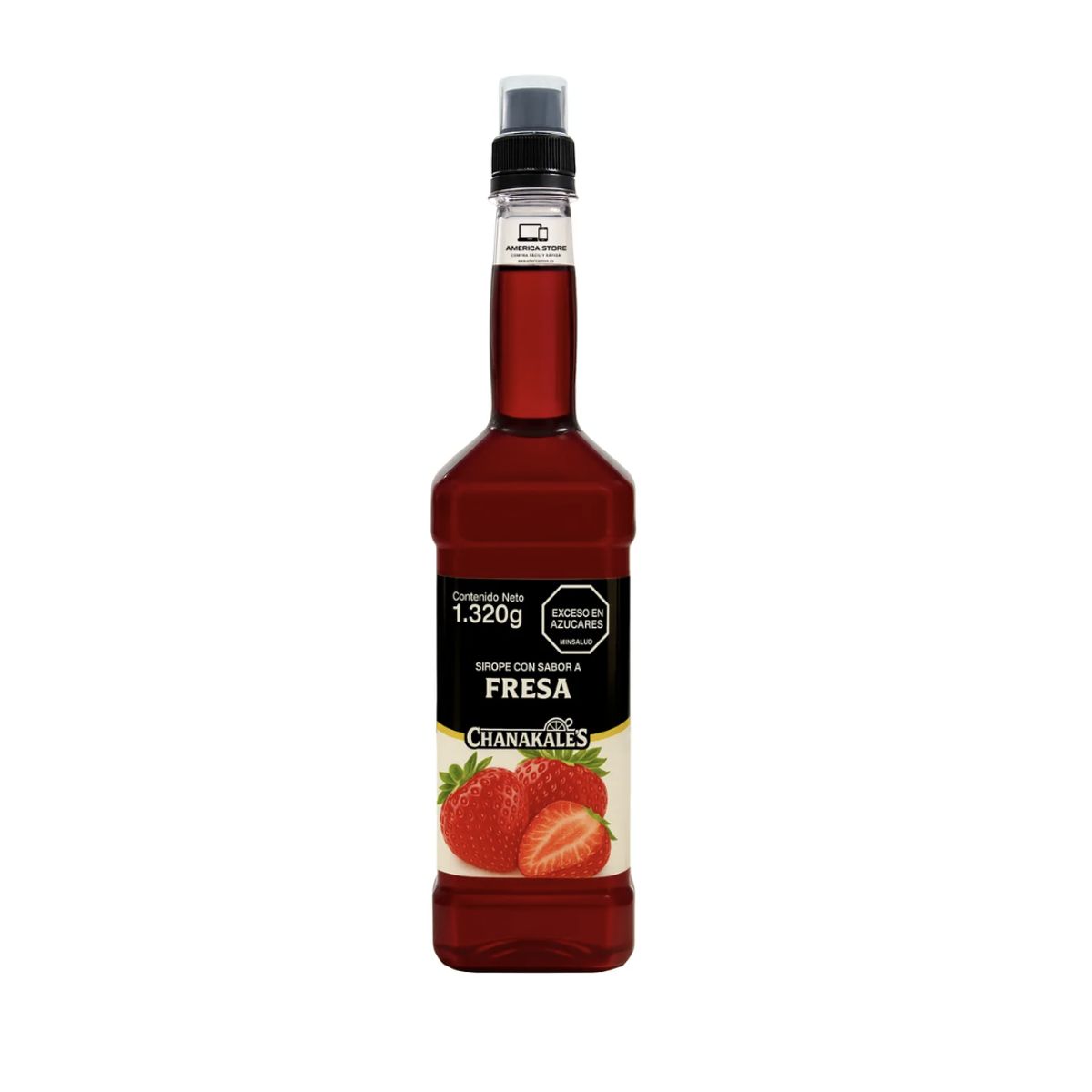 GENERICO - Sirope Jarabe Para Cocteleria Mix Fresa 1320g