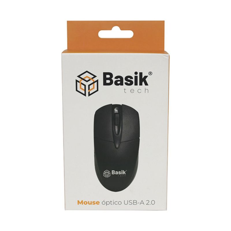 BASIK TECH - Mouse Basik Tech USB BSK-700M - Negro