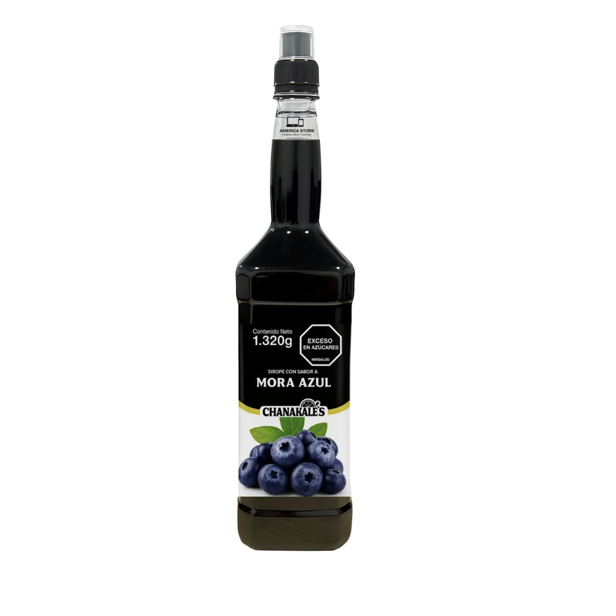 GENERICO - Sirope Jarabe Para Cocteleria Mix Mora Azul 1320g