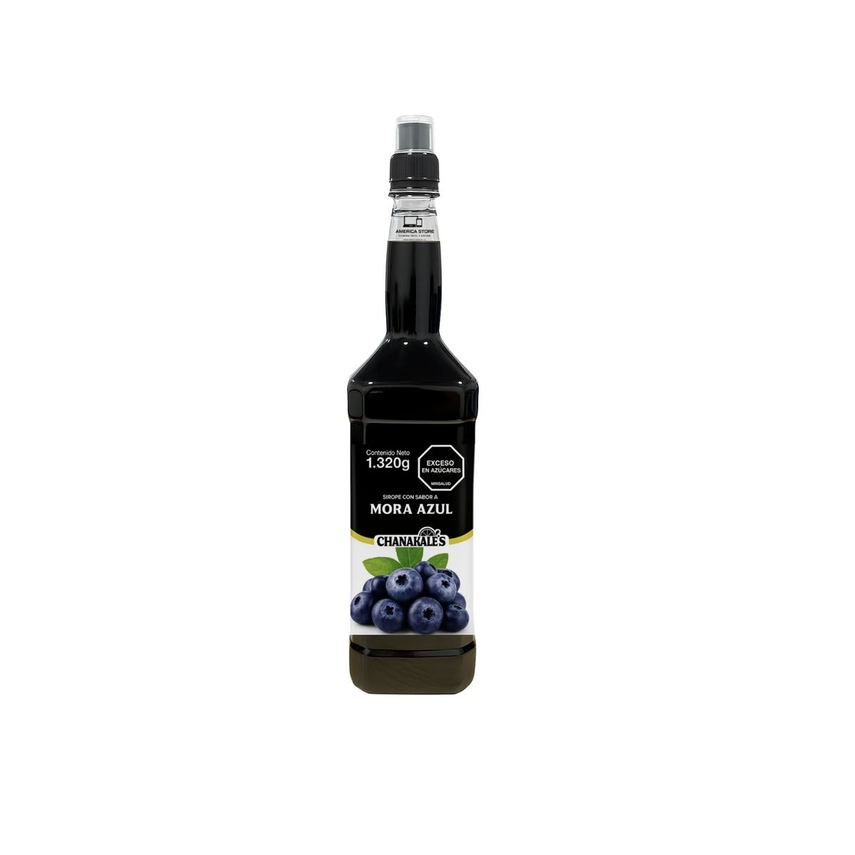 GENERICO - Sirope Jarabe Para Cocteleria Mix Mora Azul 1320g