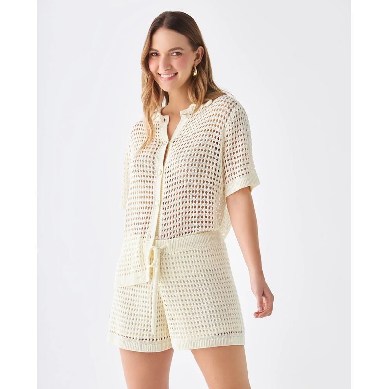 ESPRIT - Camisa Esprit Mujer Tejido Amplio