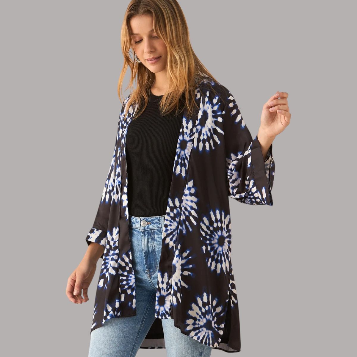 ESPRIT - Suéter Cárdigan Esprit Mujer Tela Fluida