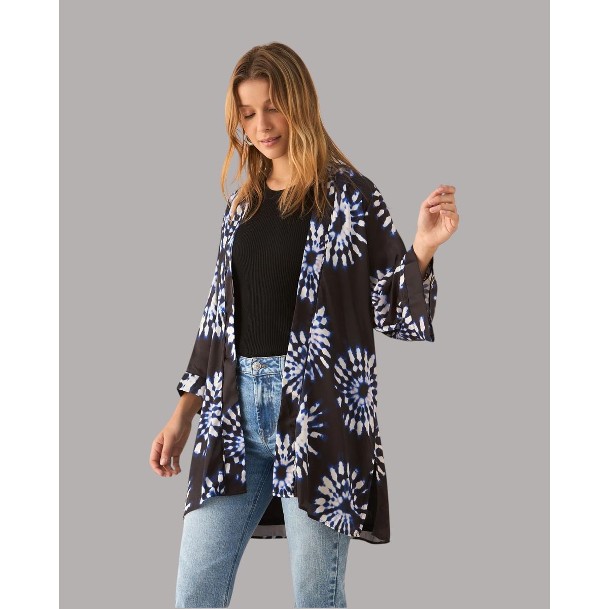 ESPRIT - Suéter Cárdigan Esprit Mujer Tela Fluida