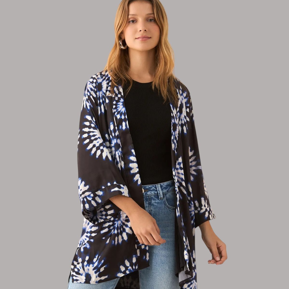 ESPRIT - Suéter Cárdigan Esprit Mujer Tela Fluida