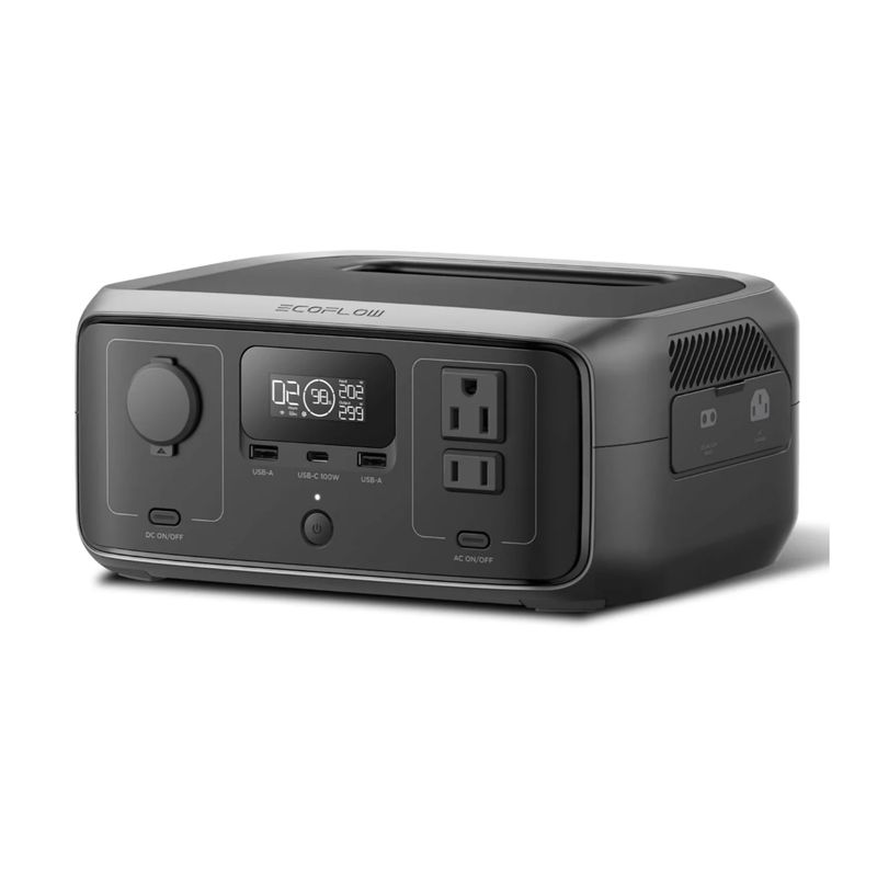 ECOFLOW - Estación de Energia UPS Portatil Ecoflow RIVER 3 300W Potencia 245Wh Capacidad