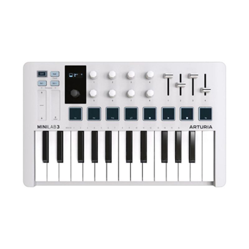 ARTURIA - ARTURIA MINILAB 3 Controlador midi USB-C de 25 Teclas