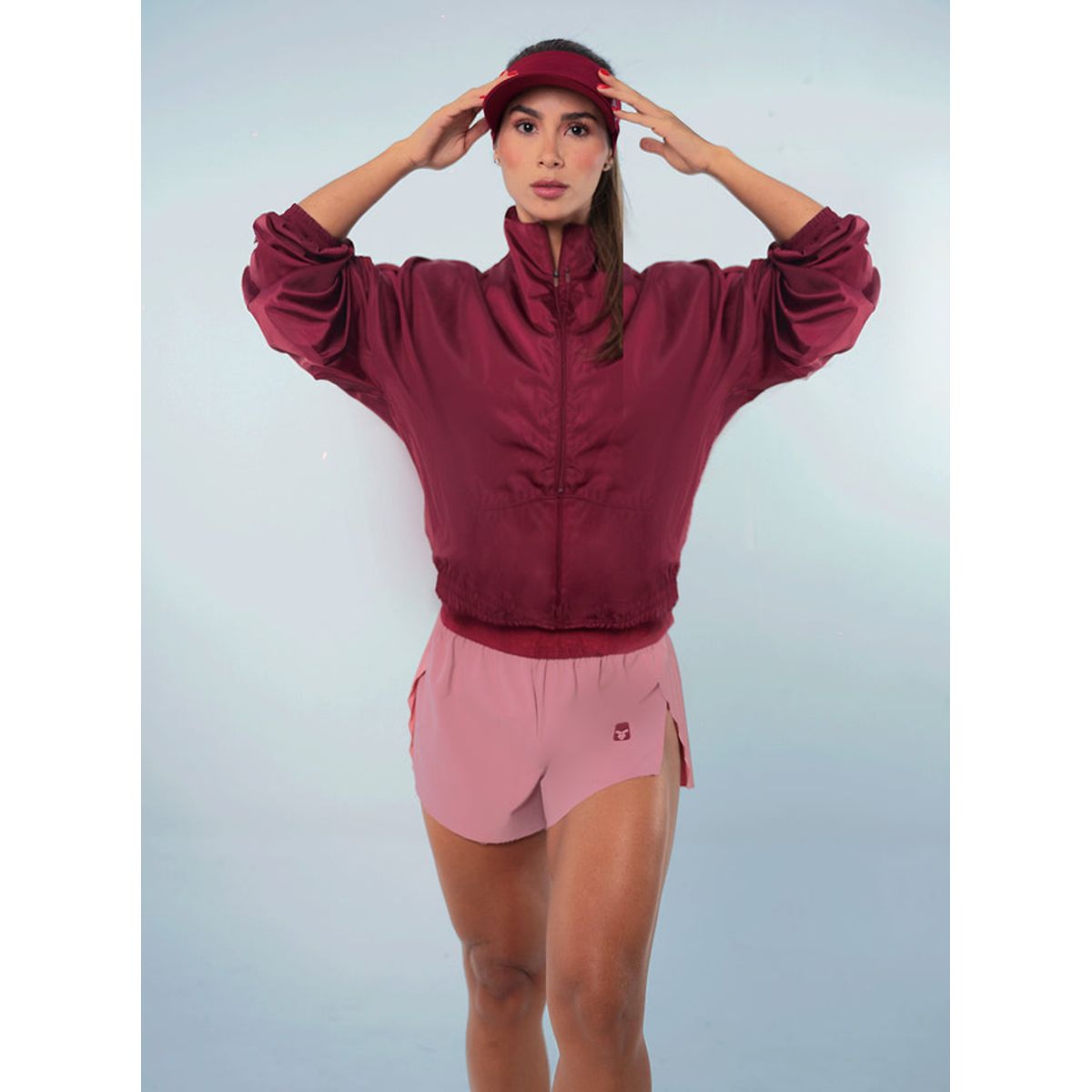 NO RULES - CHAQUETA CORTAVIENTOS VINO.