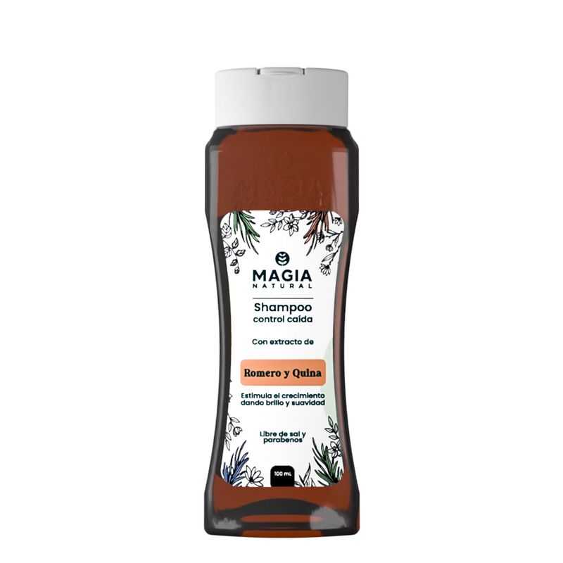 MAGIA NATURAL - Shampoo de Romero y Quina Viajero 100ml - Magia Natural