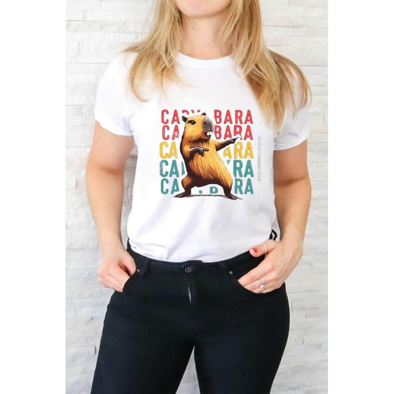 Camiseta Capibara Estampado ISMI