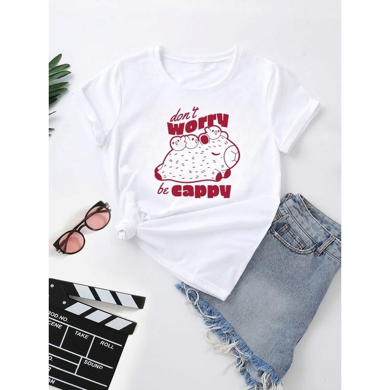 ISMI - Camiseta Capibara Estampado Ismi