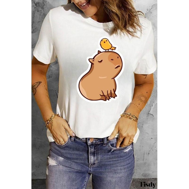 ISMI - Camiseta Capibara Estampado Ismi.