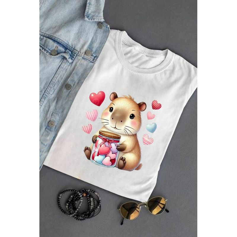 ISMI - Camiseta Capibara Estampado Ismi