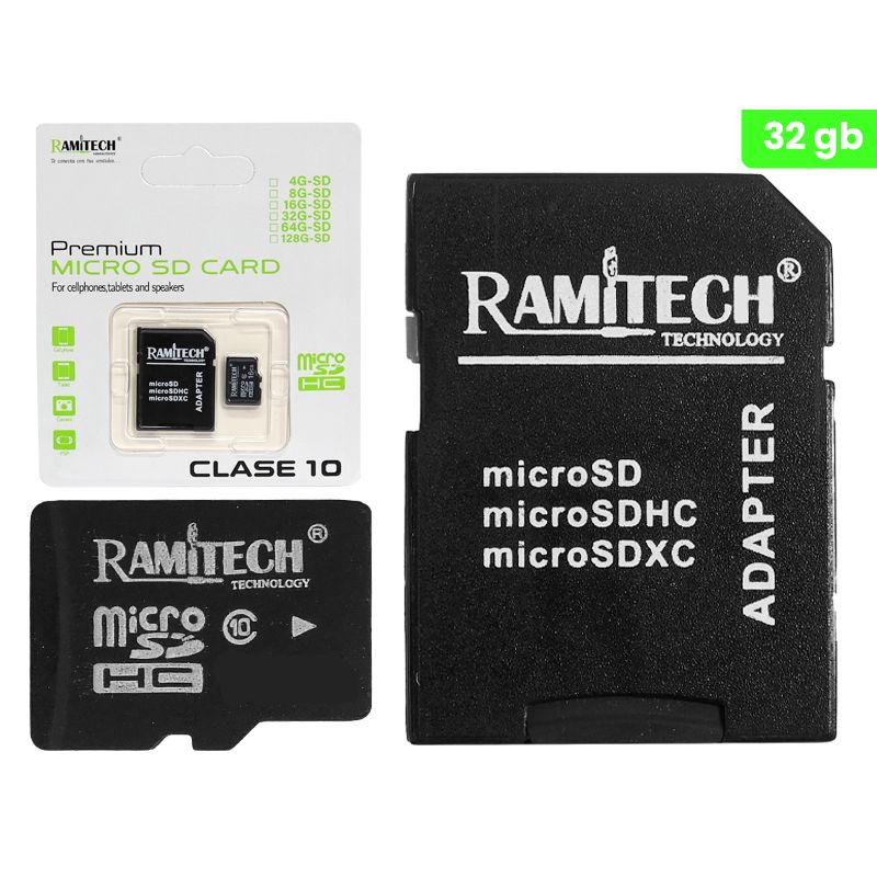 RAMITECH - Tarjeta Memoria Micro Sd 32gb Ramitech