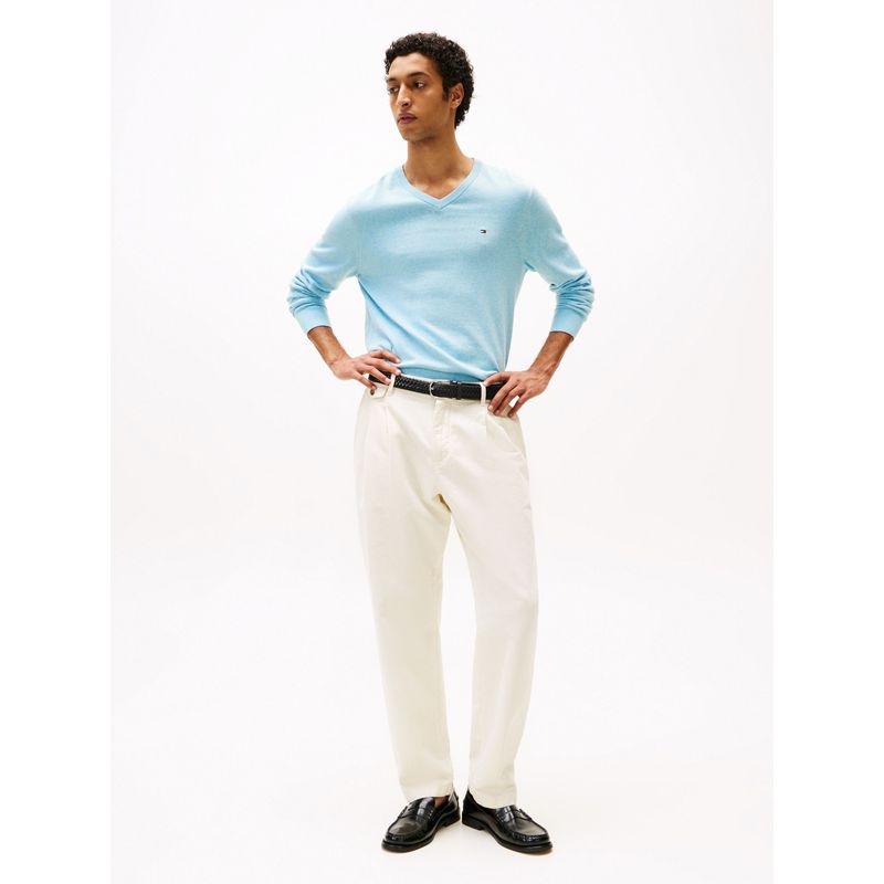TOMMY HILFIGER - Saco Tejido Essential De Cuello V