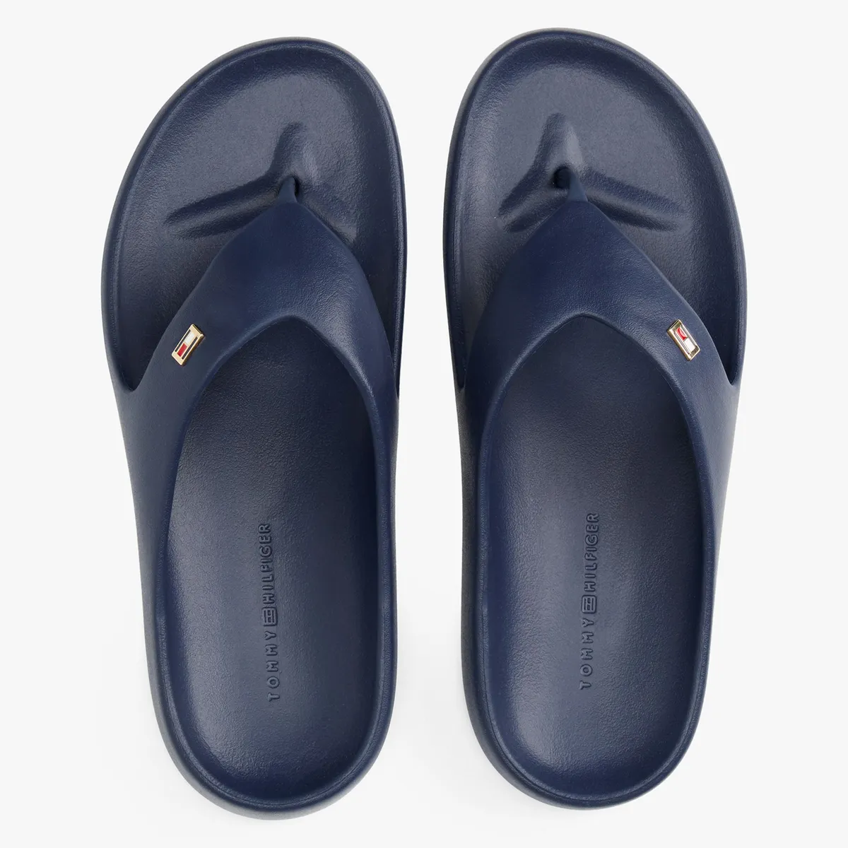 TOMMY HILFIGER - Sandalias Azul Oscuro Anatómicas Con Logo Esmaltado FW0FW08522DW6