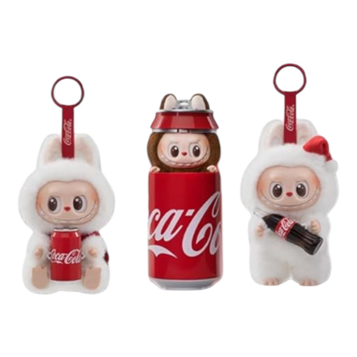 MULTIPLACE COLOMBIA - bubu Llavero Colgante de Peluche Coca Cola