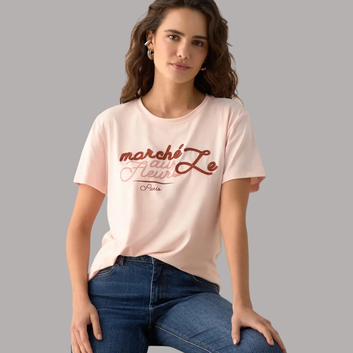 ESPRIT - Esprit Camiseta para Mujer para Diario Blusa para Dama Casual
