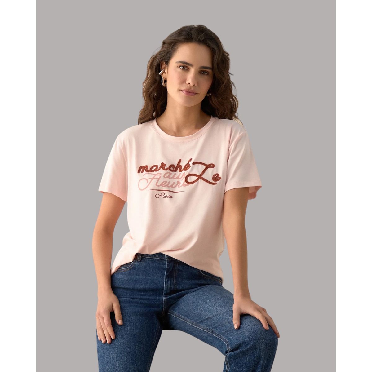 ESPRIT - Esprit Camiseta para Mujer para Diario Blusa para Dama Casual